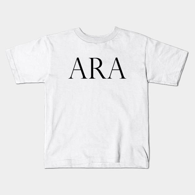 ara Kids T-Shirt by VanBur